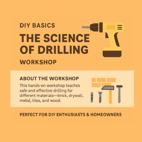 Artboard 1 DIY Basics Workshop – The Science of Drilling 01-11-25