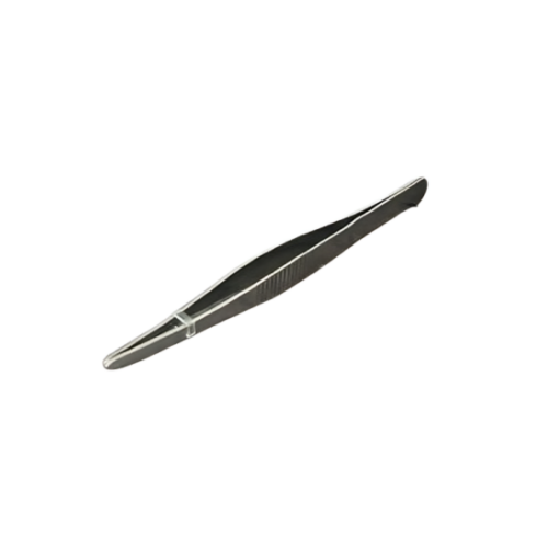 Straight Flat-Tipped Tweezers