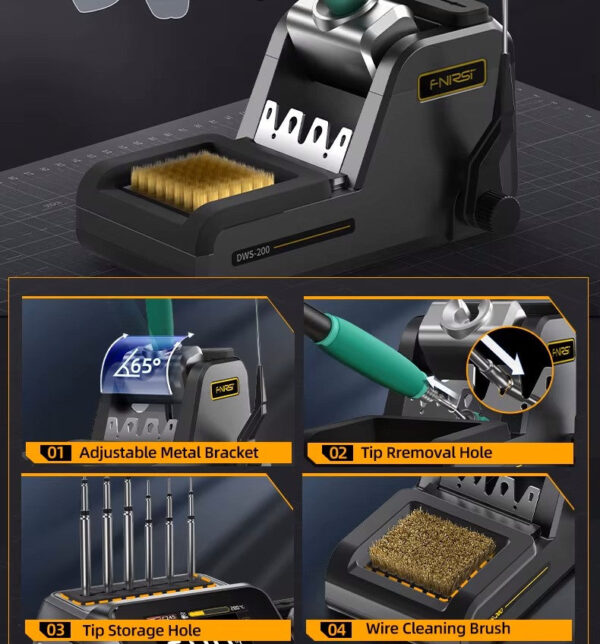 FNIRSI DWS-200 200W Soldering Iron Station Kit