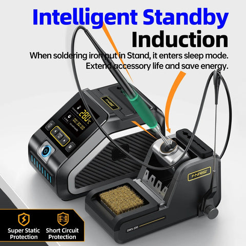 FNIRSI DWS-200 200W Soldering Iron Station Kit