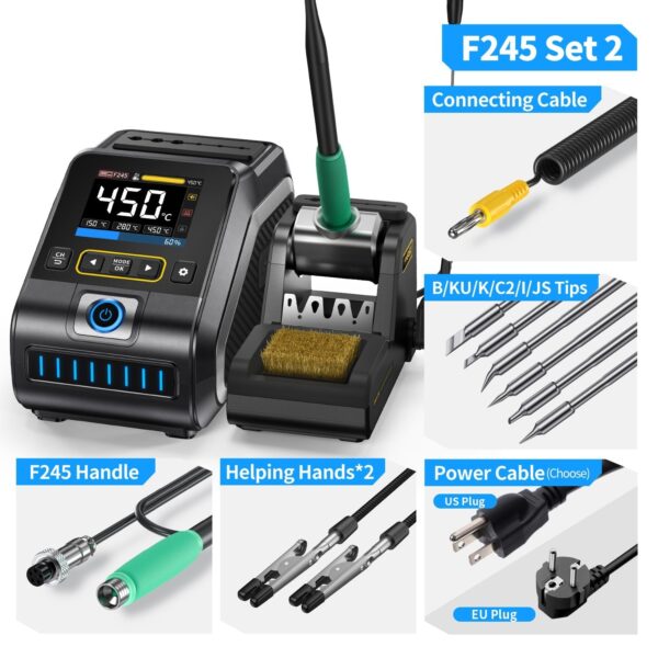 FNIRSI DWS-200 200W Soldering Iron Station Kit