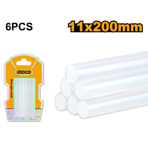 Ingco Glue Stick 200mmxD11.2 (Packs of 6)