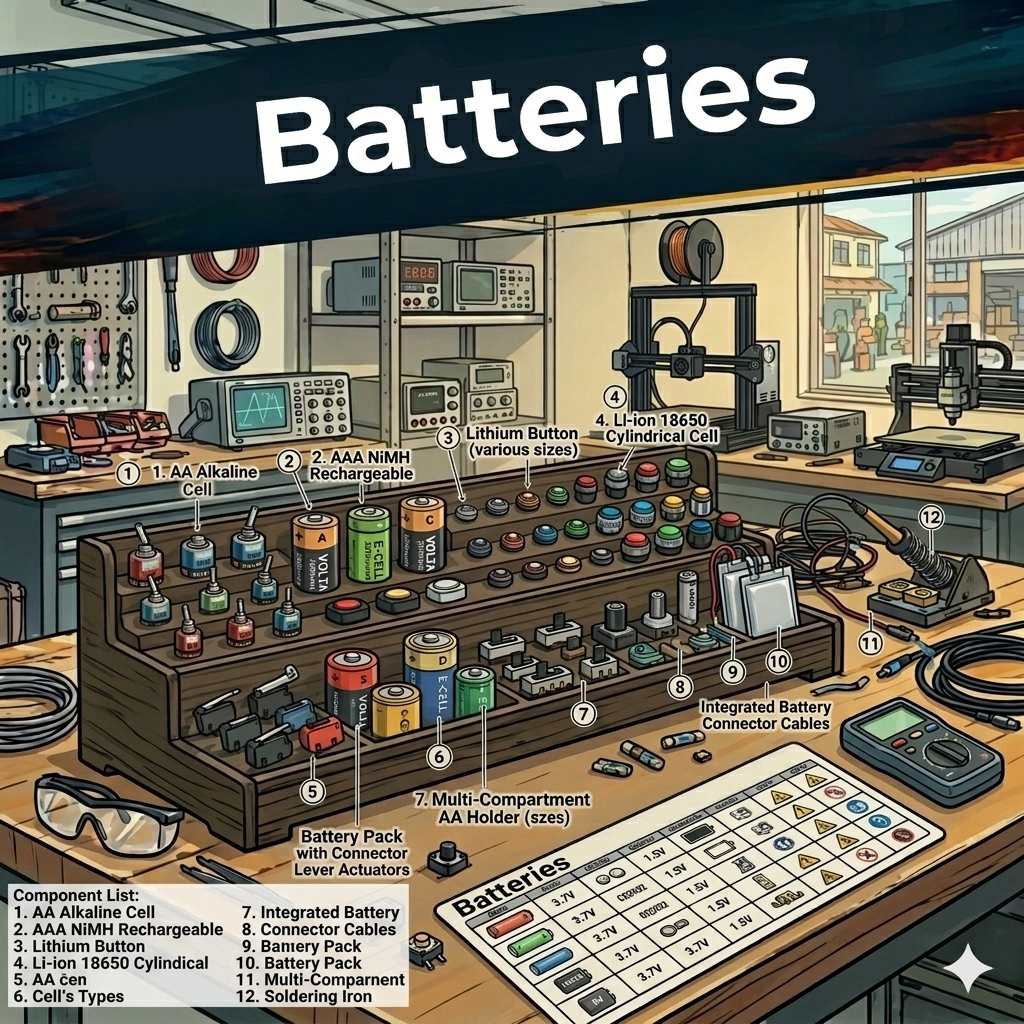 CR2032 Batteries (Pack of 25)