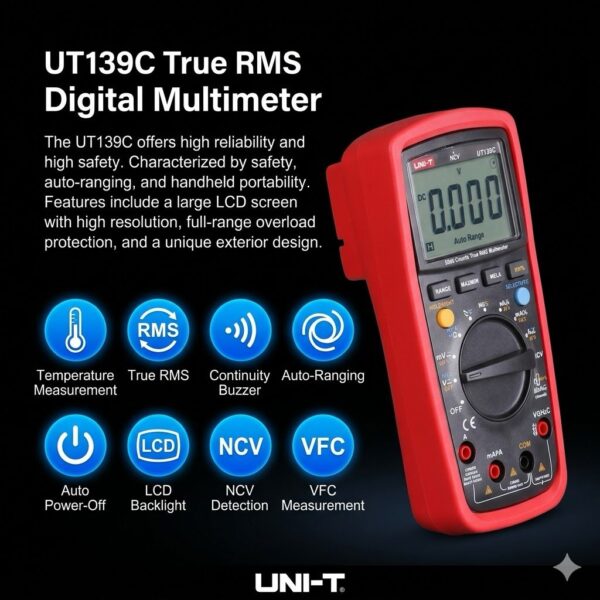 WhatsApp Image 2026-04-29 at 3.13.50 PM UNI-T UT139C True RMS Digital Multimeter