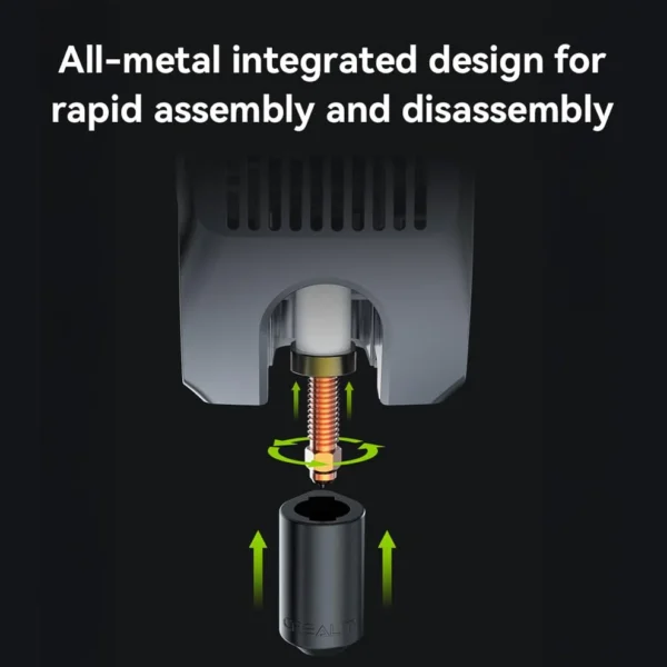 Creality K2 Pro ,0.4mm Unicorn Quick-Swap Nozzle with Titanium Alloy Heat Break,Copper Alloy and Hardened Steel (Copy)