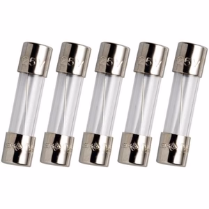 Glass Fuse, various ratings - 1 set